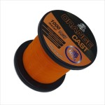 Monofilament fishing line, Cast, 1000 m, diameter 0.35 mm, 16.10 kg, orange color